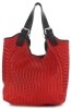 Bőr táska shopper bag Vittoria Gotti piros V80050